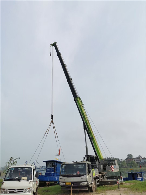 建阳区桥梁建设吊装案例